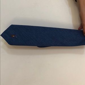 Polo denim blue tie